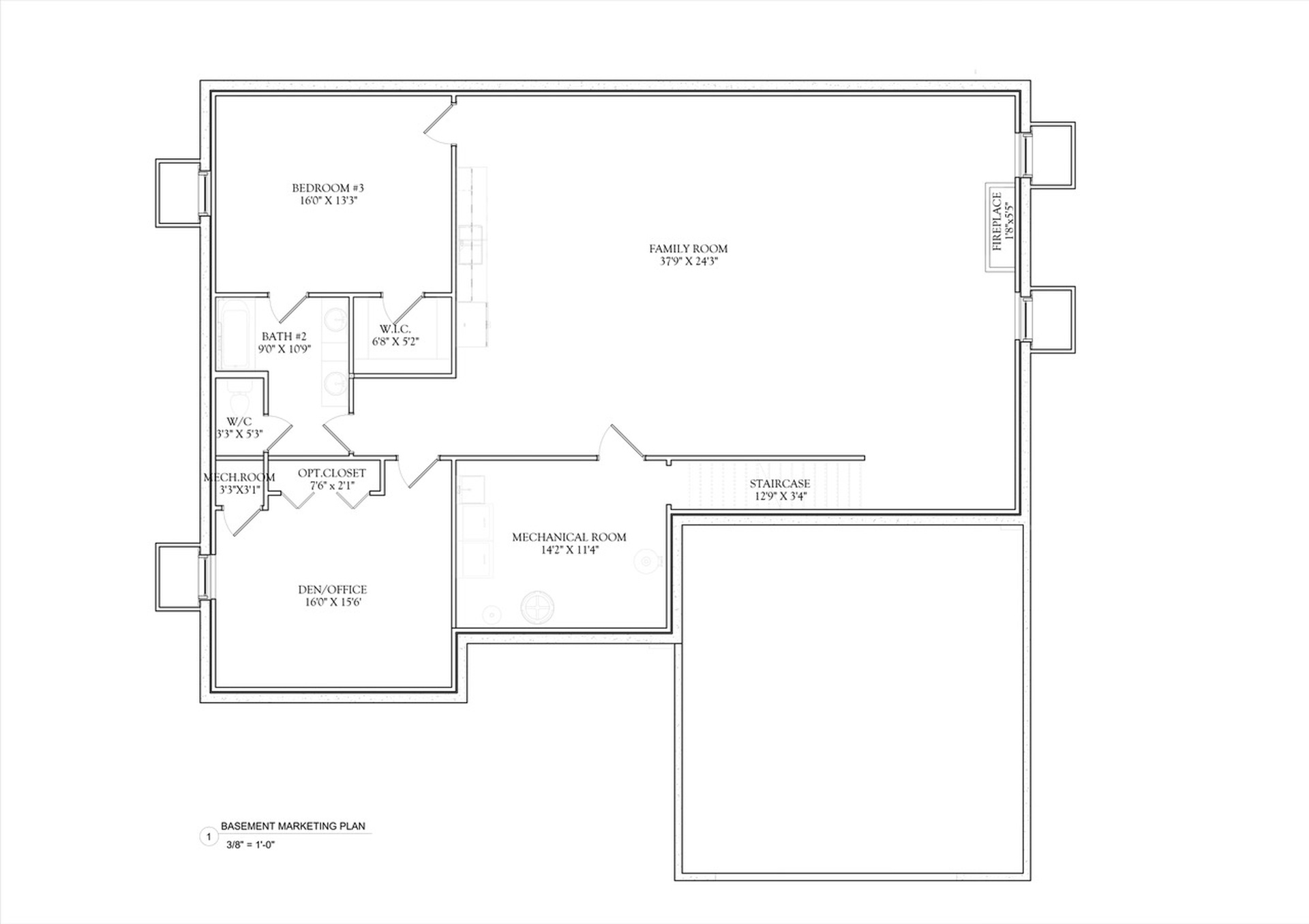 Redwood 2cr R Floor Plan Basement