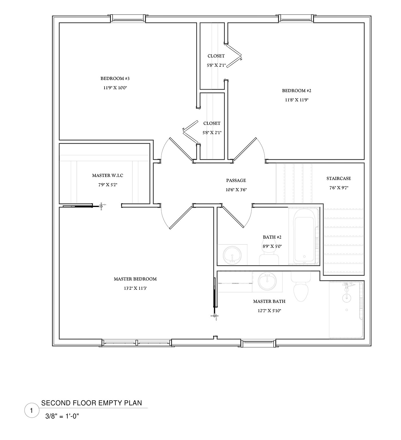 Second Level Floor Plan