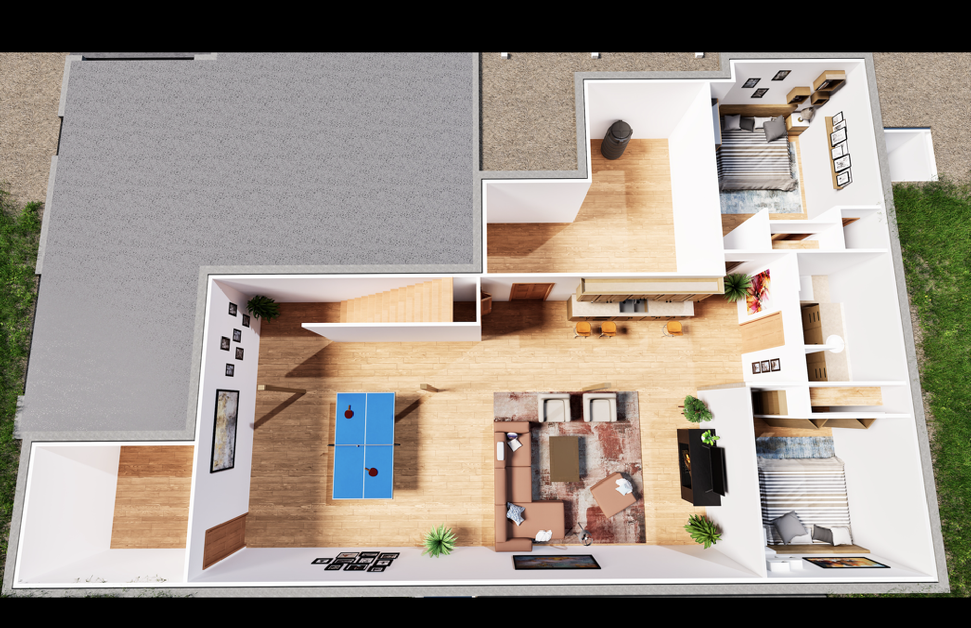 Basement interior