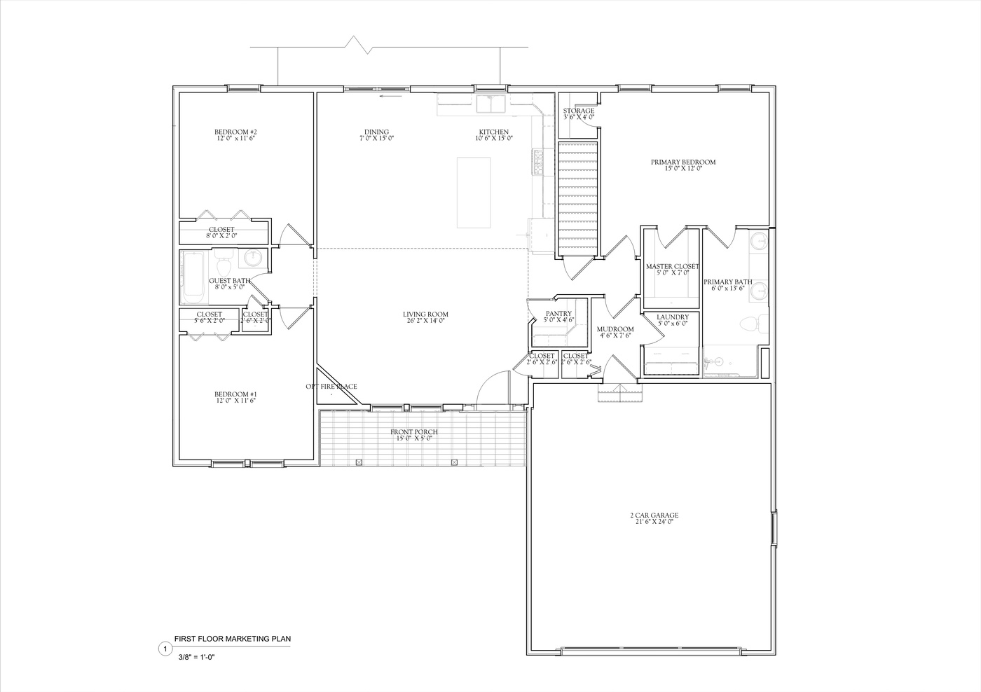 Maple Main Level Floor Plan