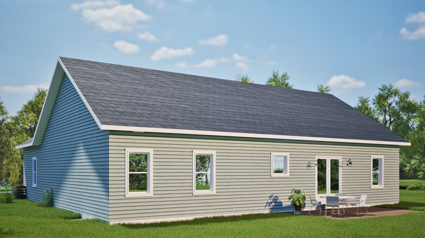 Maple Rear Angle Exterior Rendering