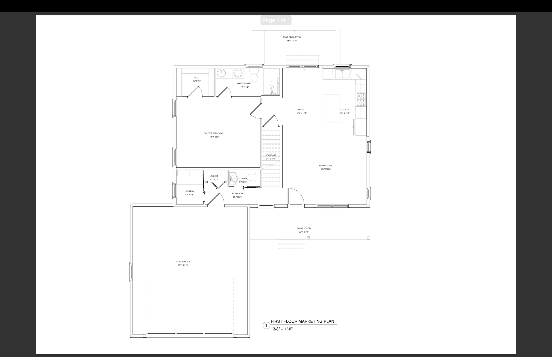 Opal L Simple Floor Plan Main Floor